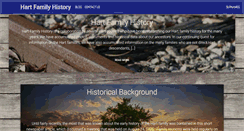 Desktop Screenshot of hartfamilyhistory.com